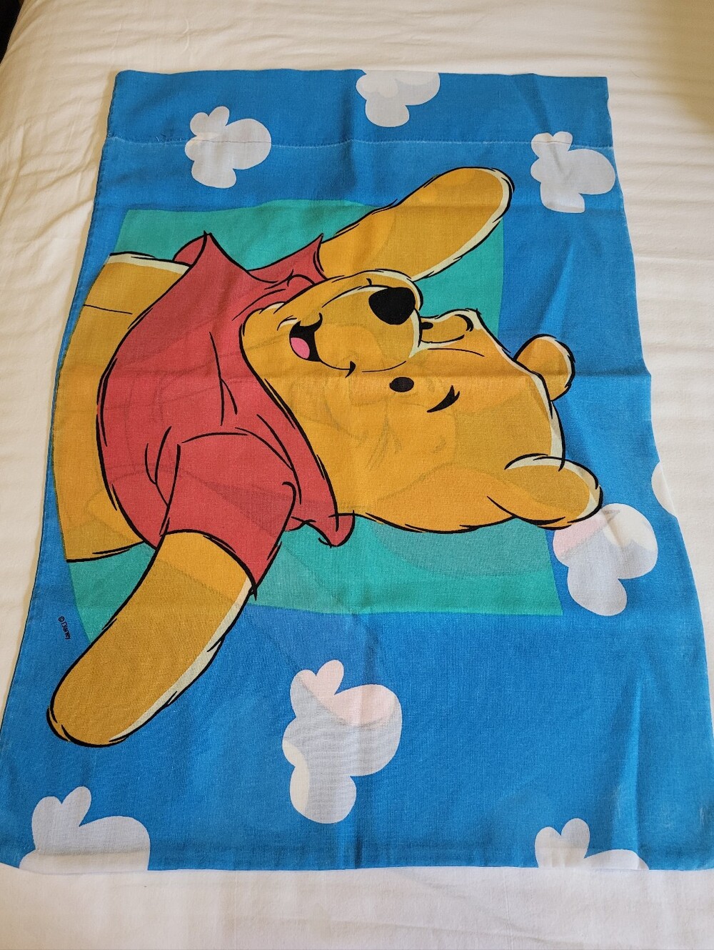 VTG Winnie the Pooh & Piglet Character Pillowcase, Standard/Queen, GUC